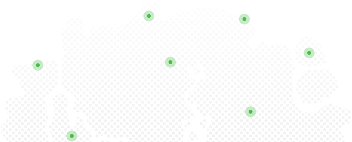 map showing example drop locations